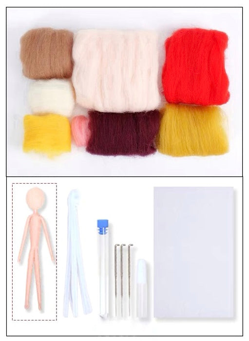 Magic Flute Wool Felting Kit DIY Handcraft Material Pack